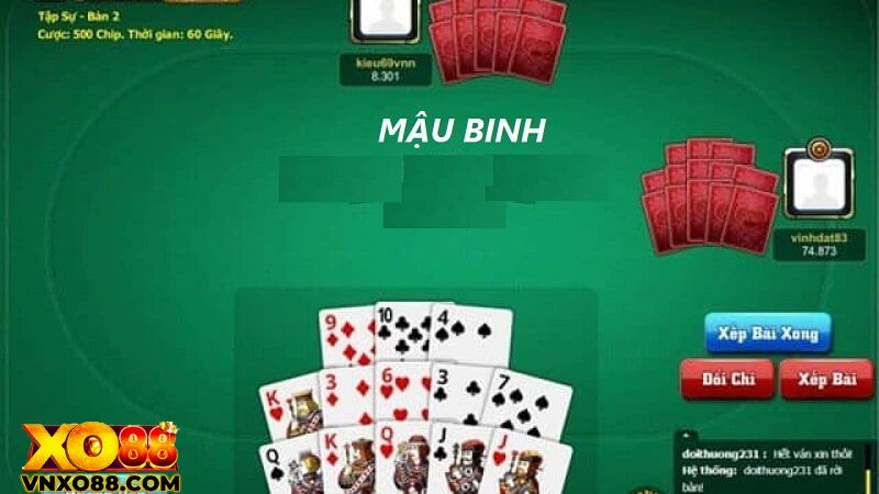 Tìm hiểu luật chơi  mới nhất của mậu binh