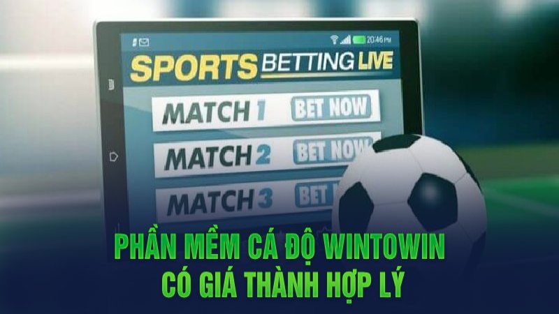 Phần mềm cá độ Wintowin có giá thành hợp lý